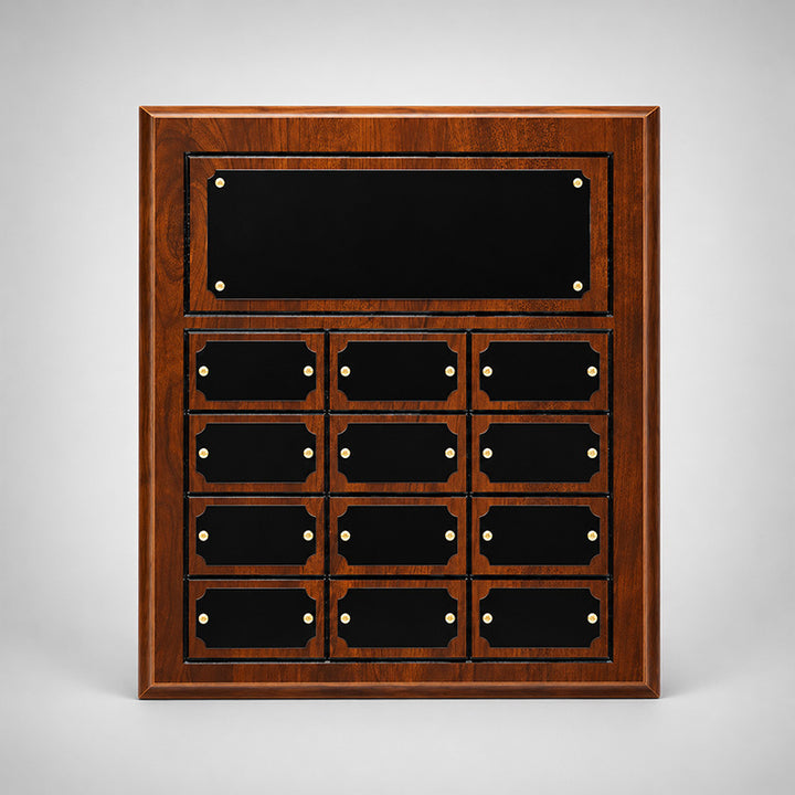 Plated Cherry Finish Perpetual Plaque