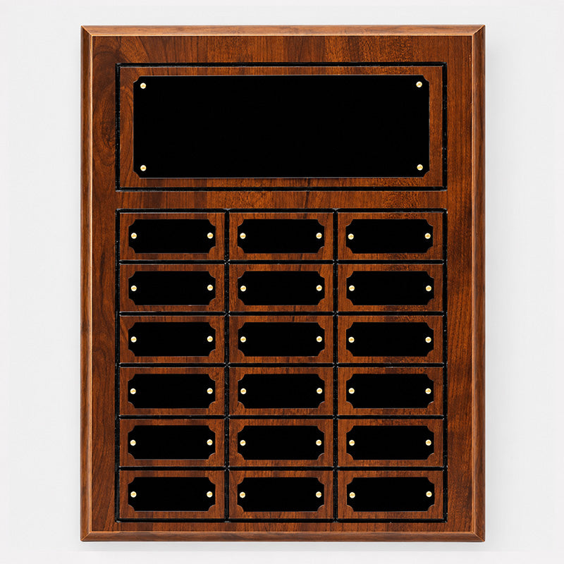 Plated Cherry Finish Perpetual Plaque