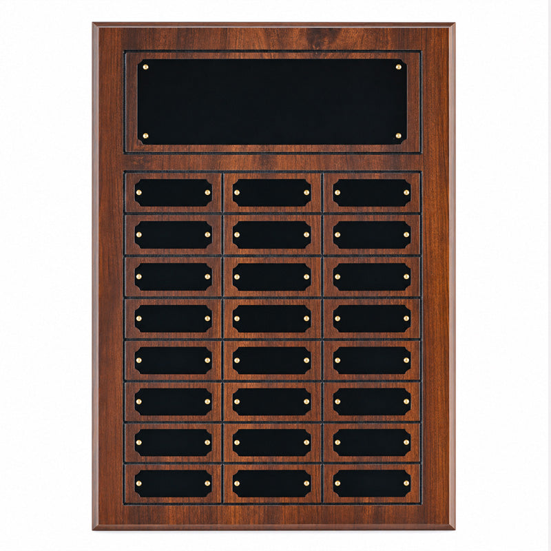 Plated Cherry Finish Perpetual Plaque