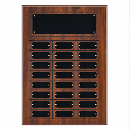 Plated Cherry Finish Perpetual Plaque