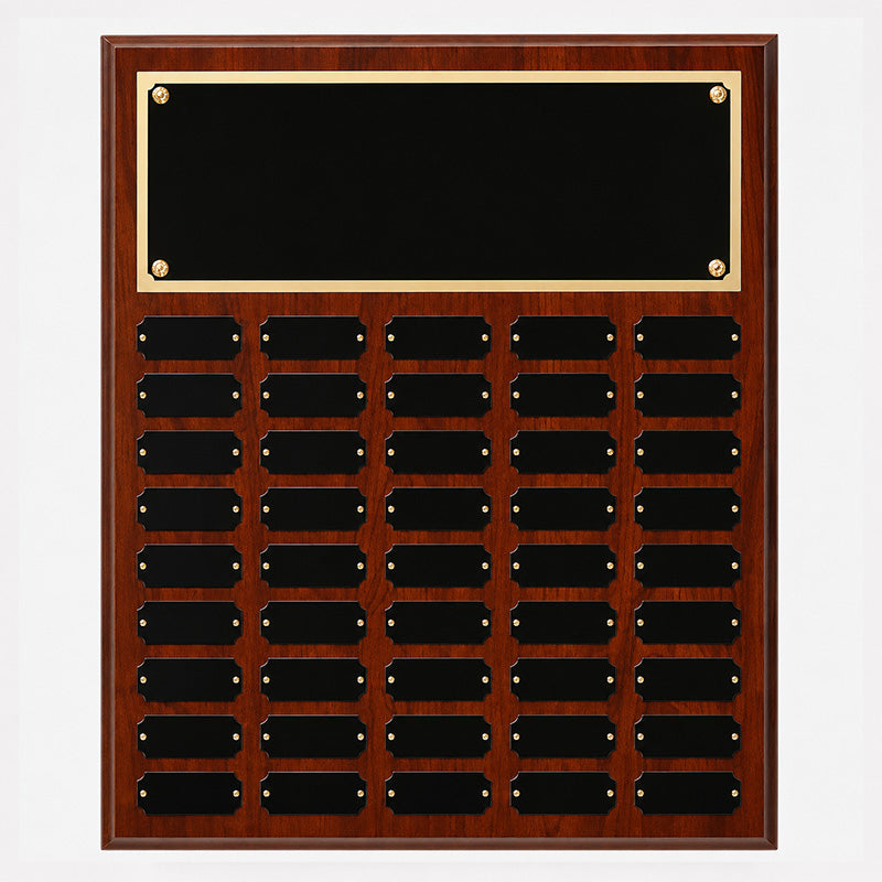 Plated Cherry Finish Perpetual Plaque