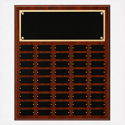 Plated Cherry Finish Perpetual Plaque