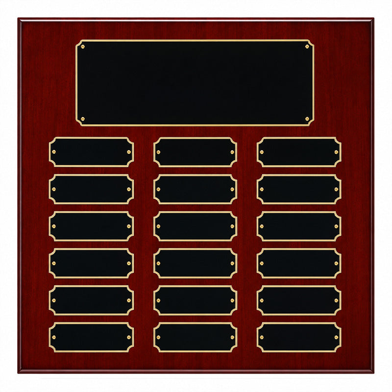 Plated Rosewood Piano Finish Perpetual Plaque