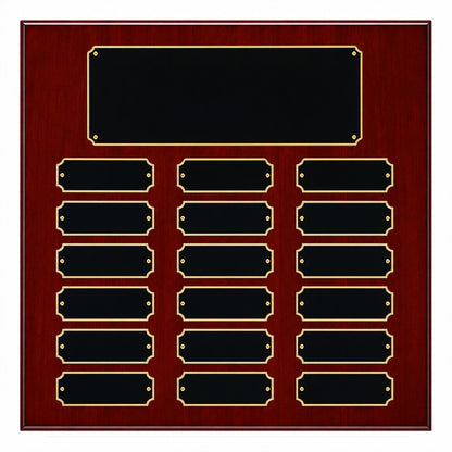 Plated Rosewood Piano Finish Perpetual Plaque