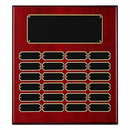Plated Rosewood Piano Finish Perpetual Plaque