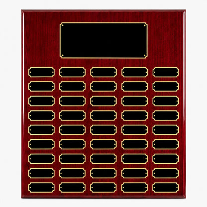 Plated Rosewood Piano Finish Perpetual Plaque