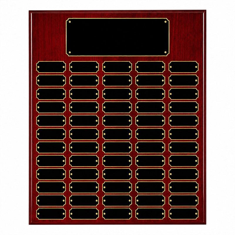 Plated Rosewood Piano Finish Perpetual Plaque