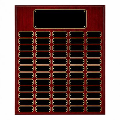 Plated Rosewood Piano Finish Perpetual Plaque
