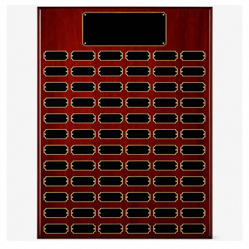 Plated Rosewood Piano Finish Perpetual Plaque