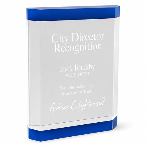 Showcase Acrylic Award
