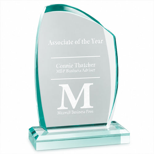 Tidal Series Jade Acrylic Award