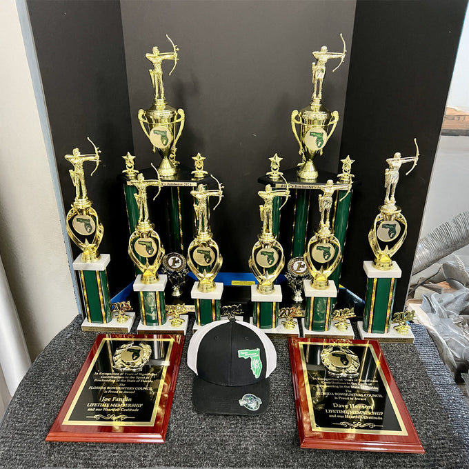 Custom competition trophies
