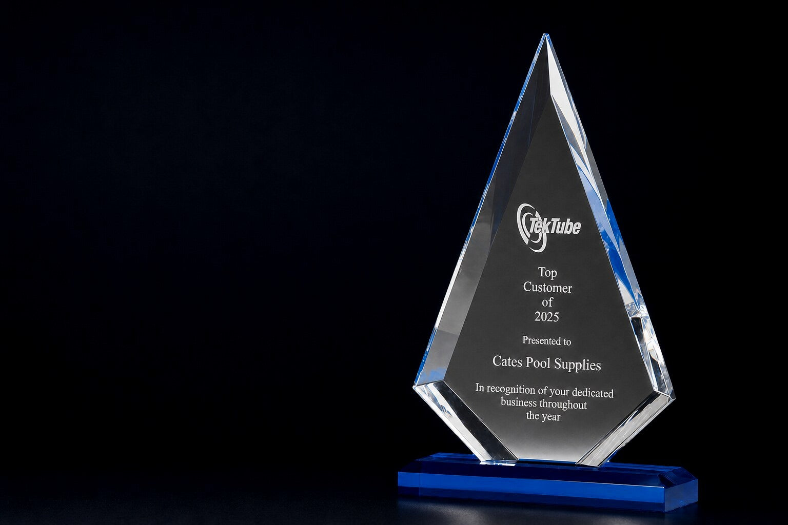 Custom acrylic award