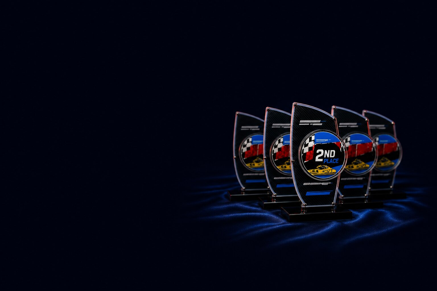 Finished coordinated custom event awards